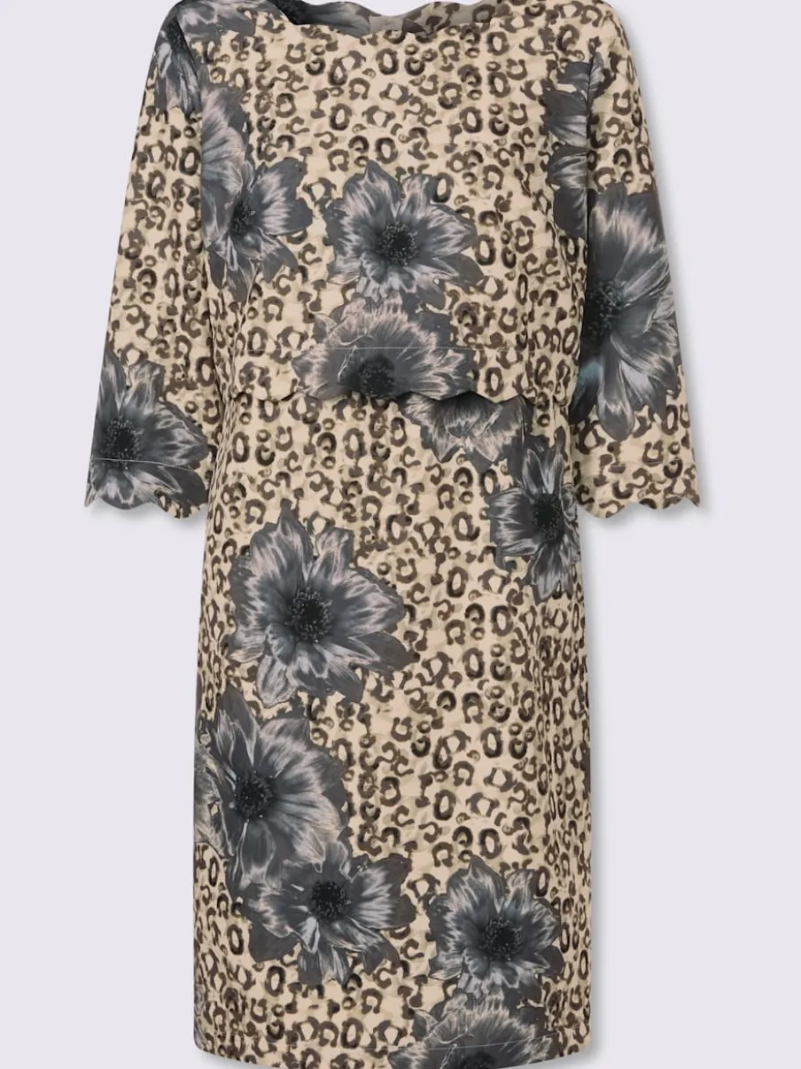 Robe fourreau aspect 2 en 1