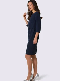 Robe fourreau 63% lyocell (tencel)
