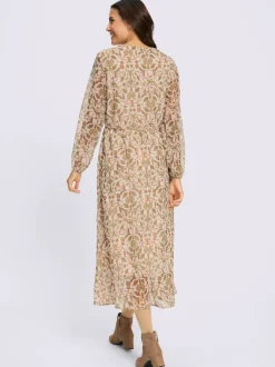 Robe imprimée en polyester recyclé