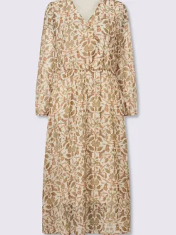 Robe imprimée en polyester recyclé