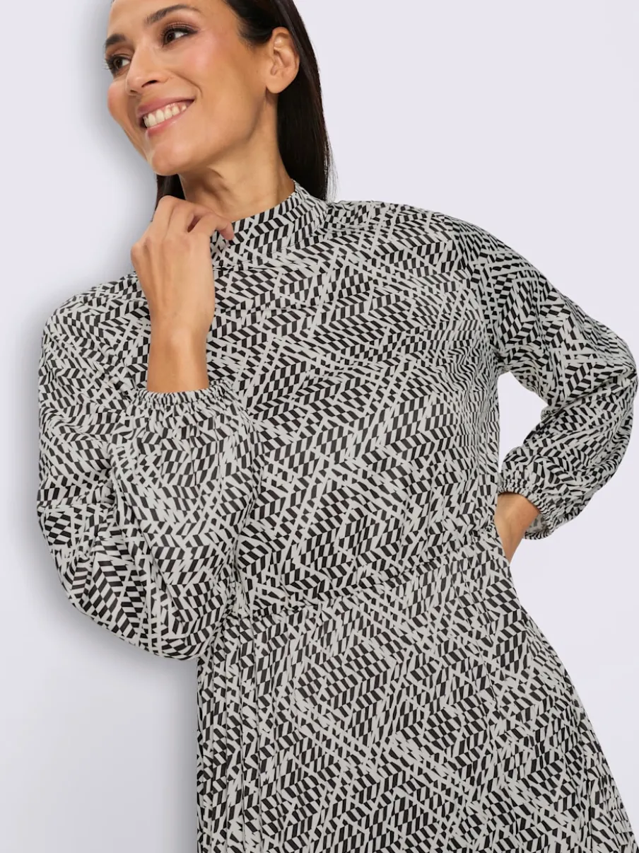 Robe imprimée superbe motif graphique