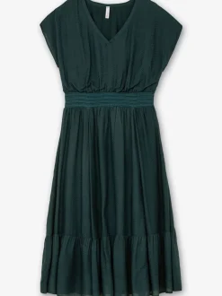 Robe longue mancherons