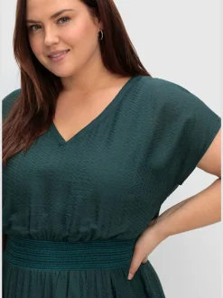 Robe longue mancherons