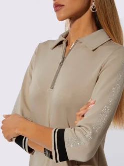 Robe polo sport moderne avec poches à glissière