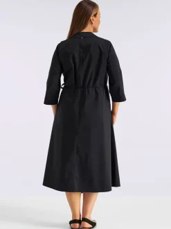 Robe portefeuille effet cache-cœur asymétrique