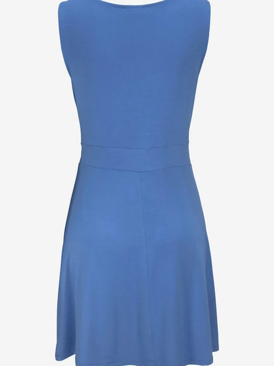 Robe portefeuille en jersey à encolure cache-cœur fluide