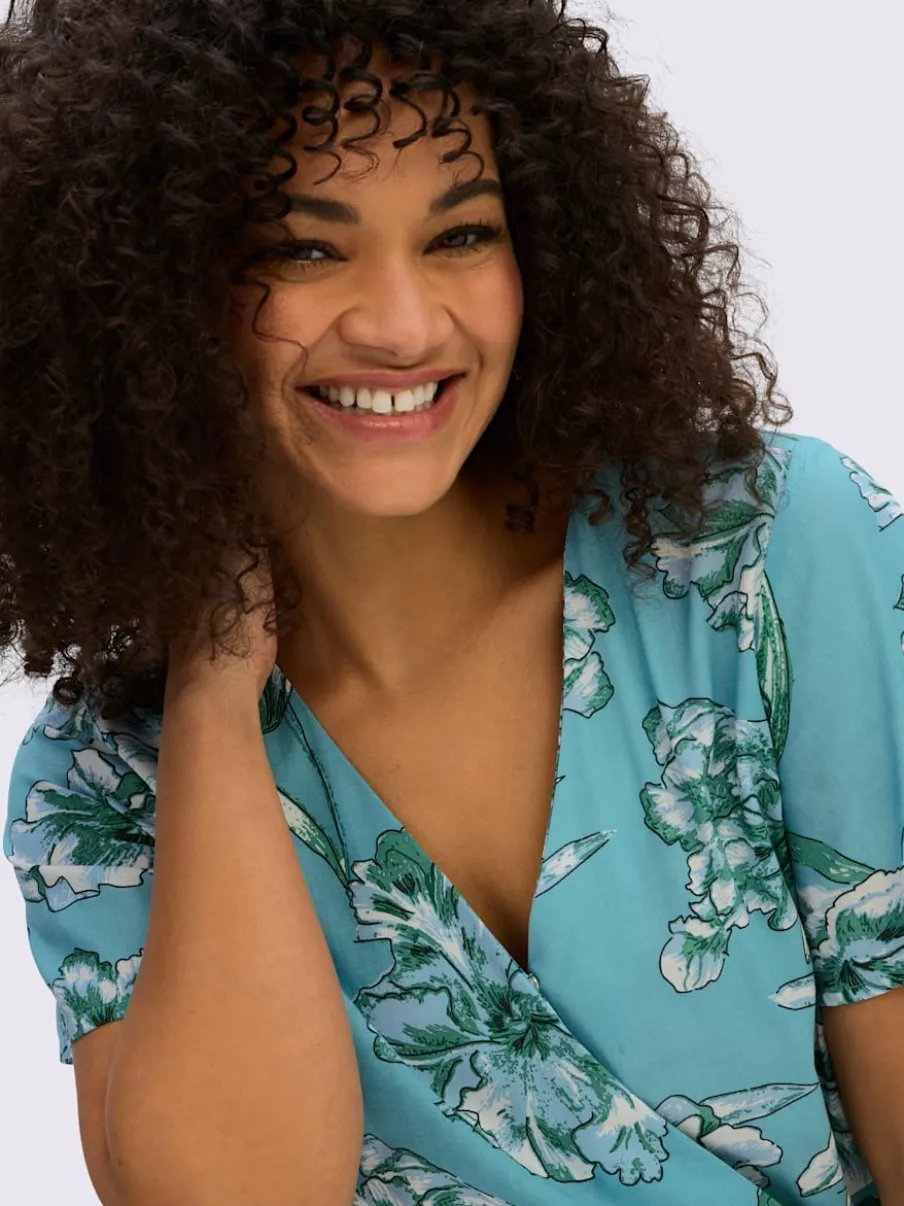Robe portefeuille imprimé floral