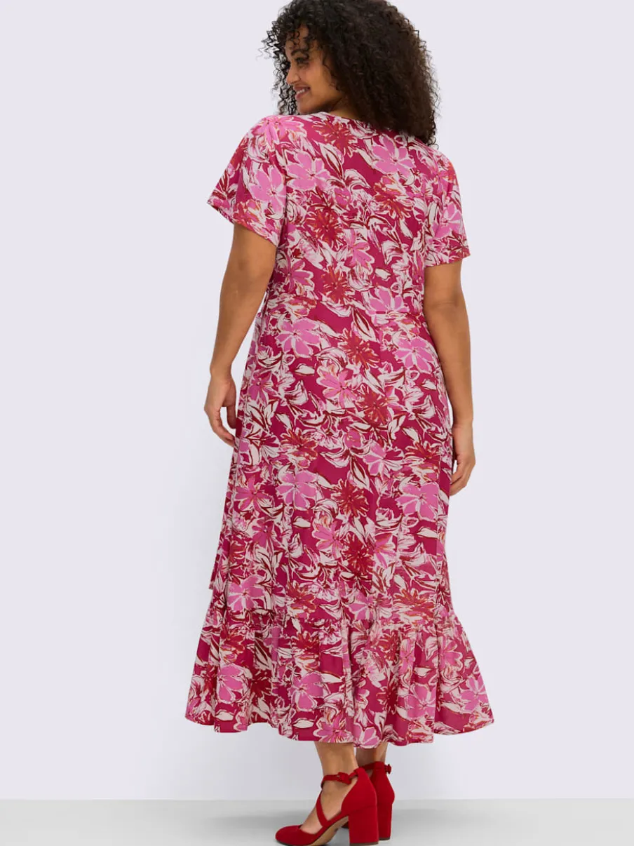 Robe portefeuille imprimé floral