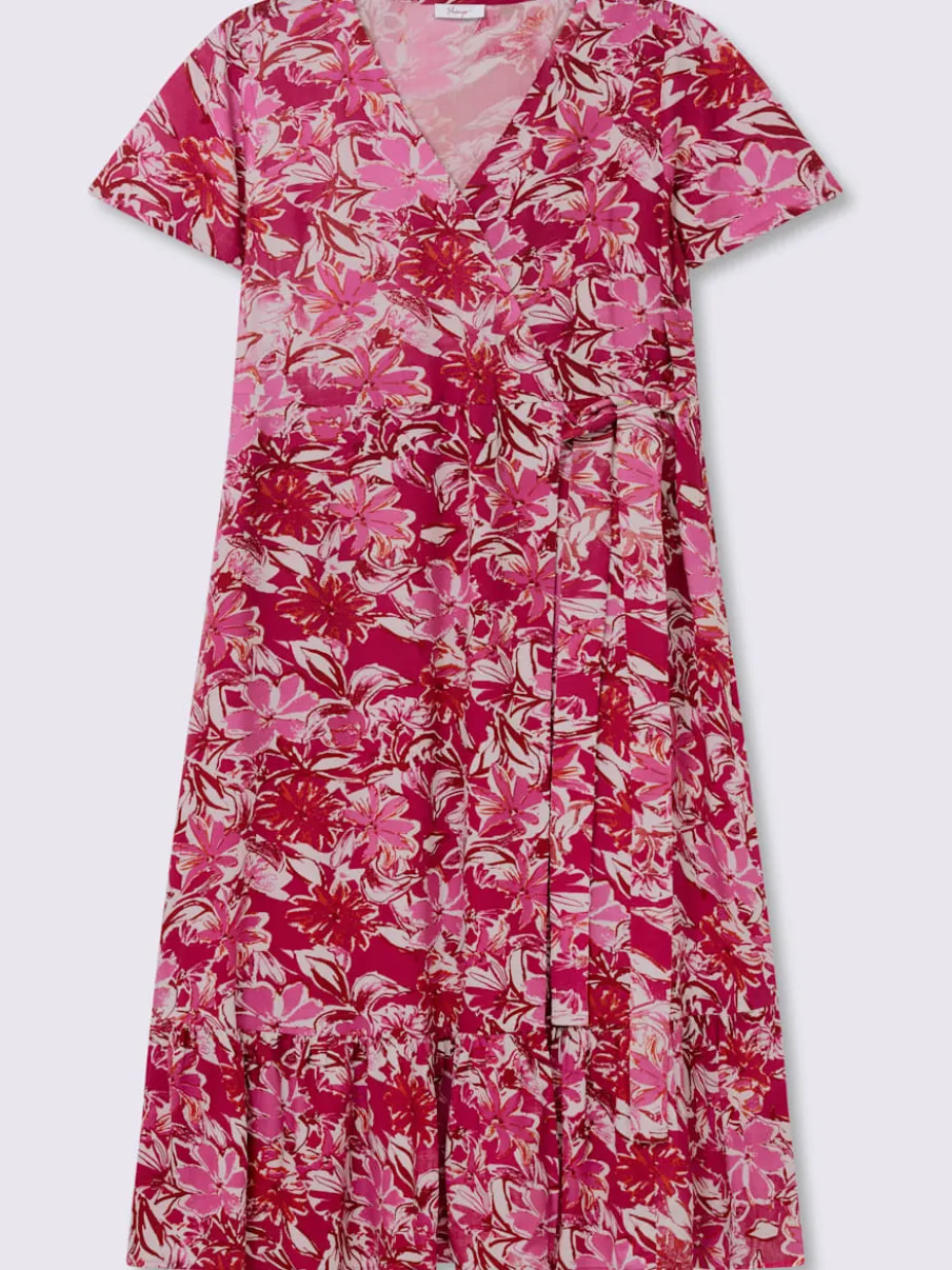 Robe portefeuille imprimé floral