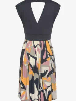 Robe sans manches en jersey à motifs géométriques doux