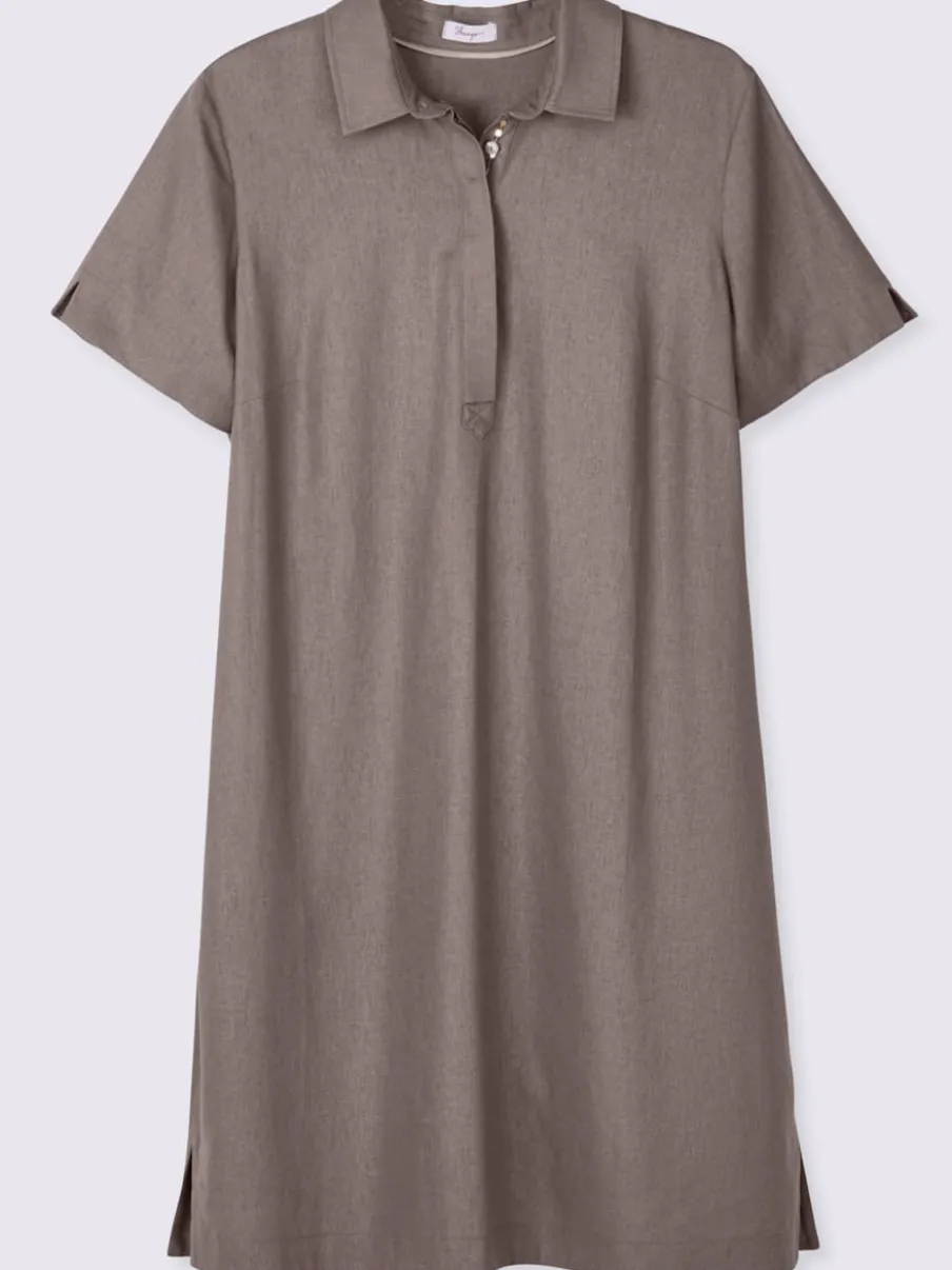 Robe évasée poches latérales