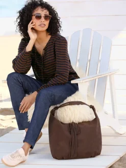 Sac au toucher velouté