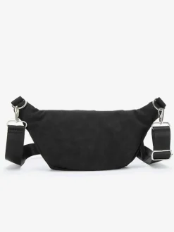 Sac banane tendance en matière douce avec petites poches intérieures et ceinture en tissu