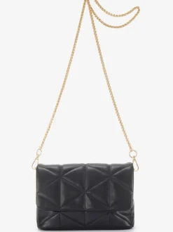 Sac en bandoulière mini-sac au design matelassé avec anse à chaîne amovible