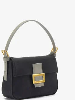Sac en bandoulière mini-sac tendance avec détails couleur or