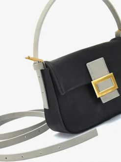 Sac en bandoulière mini-sac tendance avec détails couleur or