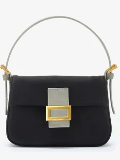 Sac en bandoulière mini-sac tendance avec détails couleur or