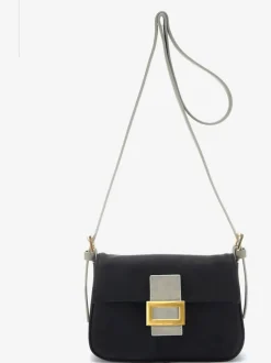 Sac en bandoulière mini-sac tendance avec détails couleur or