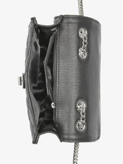 Sac en bandoulière petit sac avec élégante anse à chaîne couleur argent