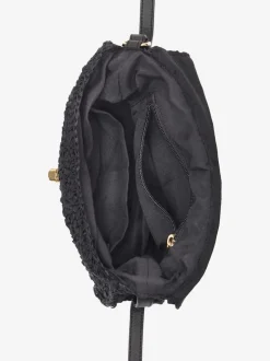 Sac en bandoulière sac à main estival en matière légère avec petite poche intérieure