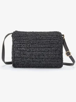 Sac en bandoulière sac à main estival en matière légère avec petite poche intérieure