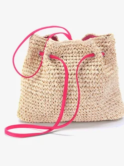 Sac en bandoulière sac à main estival en matière légère avec petite poche intérieure