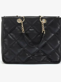 Sac à main avec matelassage tendance et anse à chaîne dorée