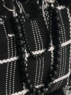 Sac motif à carreaux