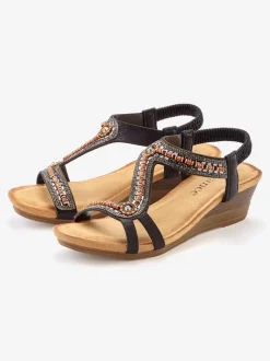 Sandales avec détails brillants tendance