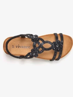 Sandales brides élastiques pour un confort optimal