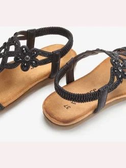 Sandales brides élastiques pour un confort optimal