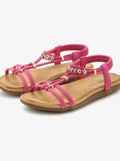 Sandales brides élastiques pour un confort optimal et semelle intérieure extra-douce