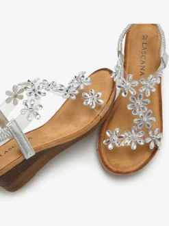 Sandales brides élastiques pour un confort optimal et semelle intérieure extra-douce