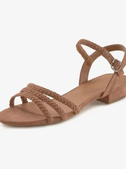 Sandales brides tressées raffinées