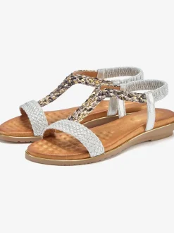 Sandales brides tressées raffinées