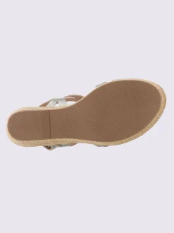 Sandales compensées de fabrication espagnole
