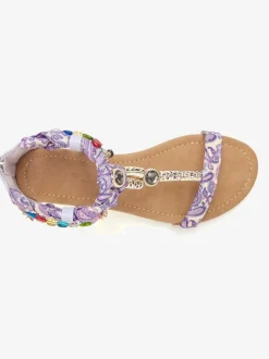 Sandales différents éléments décoratifs pour une allure, sophistiquée et raffinée