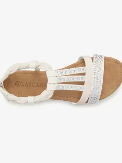 Sandales d'été avec petites pierres brillantes tendance