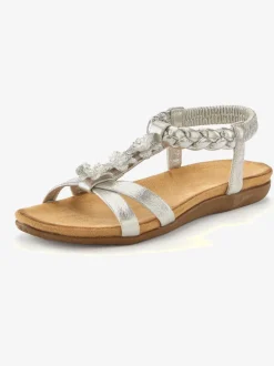 Sandales empiècement extensible et brides élastiques pour un confort optimal