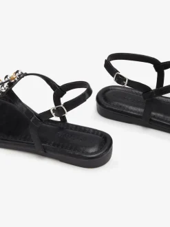 Sandales pierres fantaisie tendance