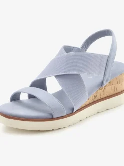 Sandales talon compensé confortable d'env. 6 cm