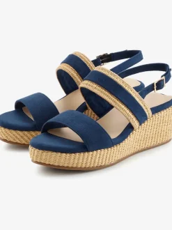 Sandales talon compensé confortable d'env. 6 cm