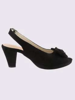 Sandales textile doux en synthétique velours