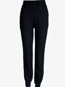 Sarouels fluides avec taille élastique et poches arrondies