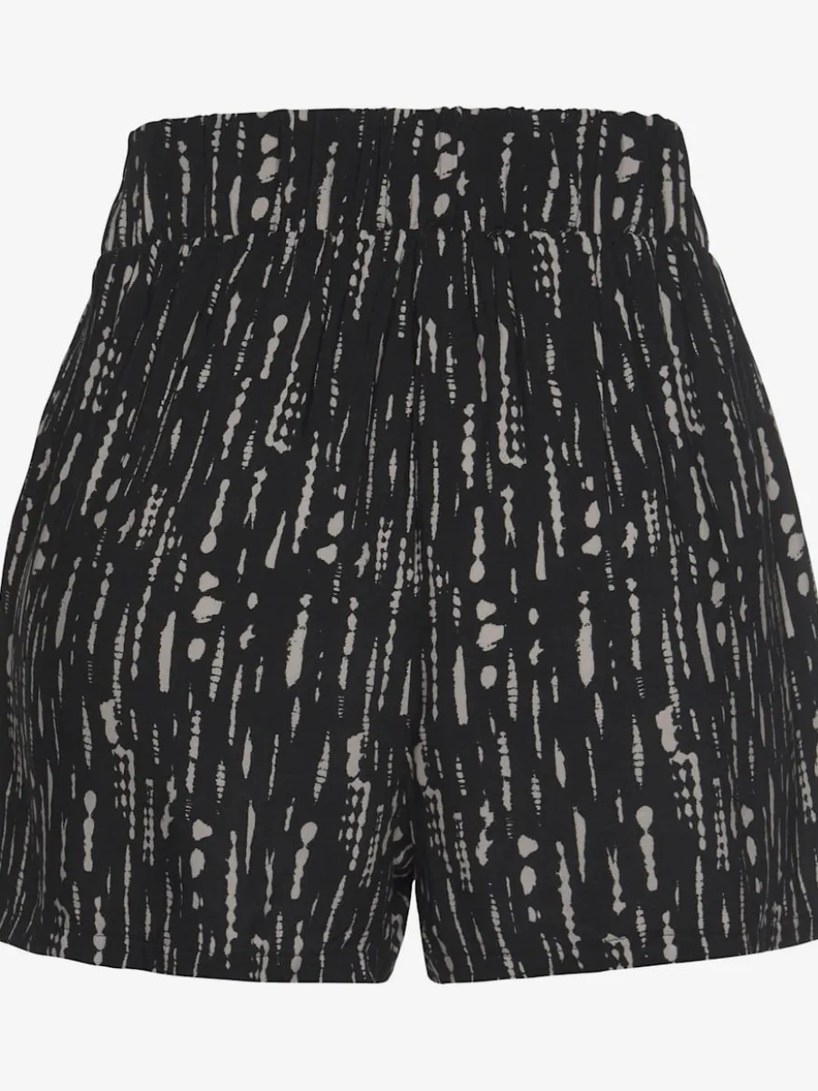 Short avec imprimé intégral ceinture à nouer et poches