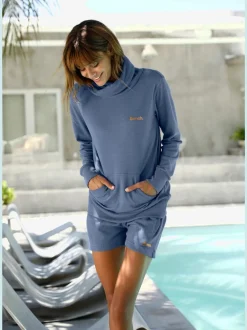 Short décontracté en interlock avec ceinture élastique et cordon