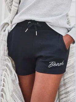 Short décontracté en matière douce avec ceinture élastique et poches
