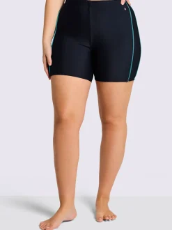 Short de bain passepoils contrastés tendance