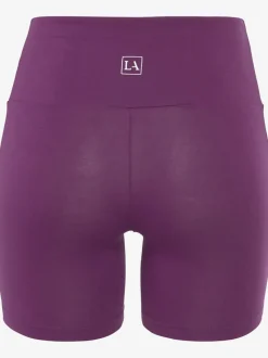 Short de course sportif en coton doux avec logo imprimé à la ceinture
