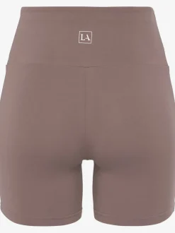 Short de course sportif en coton doux avec logo imprimé à la ceinture